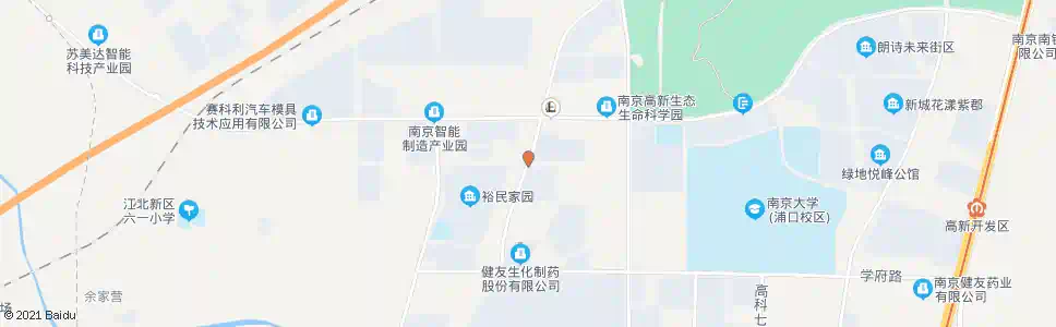 南京永锦路创业东路_公交站地图_南京公交_妙搜公交查询2025
