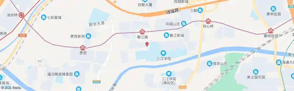 南京春江新城_公交站地图_南京公交_妙搜公交查询2025