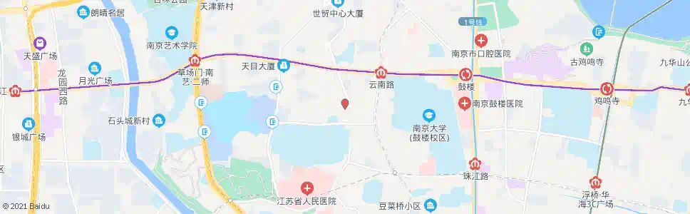 南京实验幼儿园_公交站地图_南京公交_妙搜公交查询2025