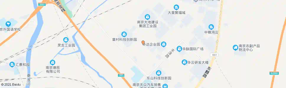 南京润麒路北_公交站地图_南京公交_妙搜公交查询2025