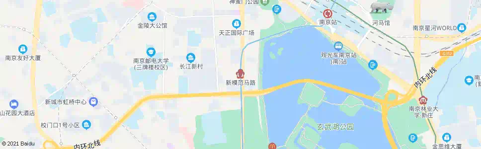 南京新模范马路站_公交站地图_南京公交_妙搜公交查询2025