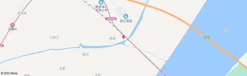 南京西江口_公交站地图_南京公交_妙搜公交查询2025