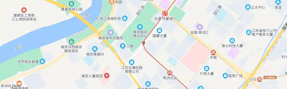南京江东中路博览中心东门_公交站地图_南京公交_妙搜公交查询2025