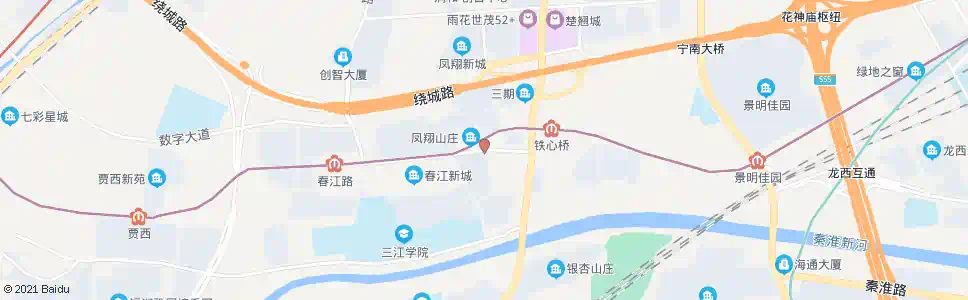 南京春江路东站_公交站地图_南京公交_妙搜公交查询2025