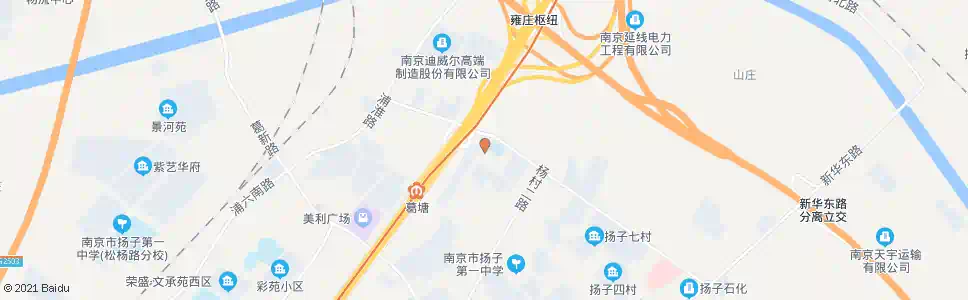 南京扬村一路北_公交站地图_南京公交_妙搜公交查询2025