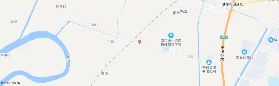 南京新程线机场西路_公交站地图_南京公交_妙搜公交查询2025