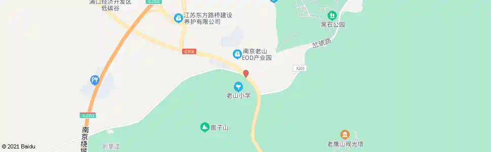 南京老山岔路口_公交站地图_南京公交_妙搜公交查询2025