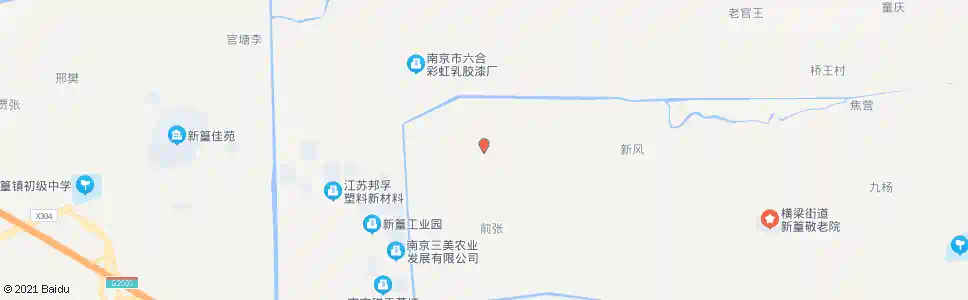 南京新程线前张路_公交站地图_南京公交_妙搜公交查询2025