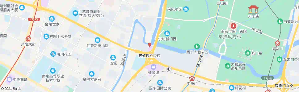 南京银桥市场_公交站地图_南京公交_妙搜公交查询2025