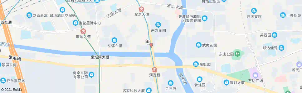 南京河定桥北站_公交站地图_南京公交_妙搜公交查询2025