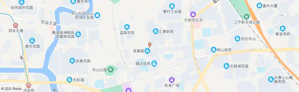 南京文靖新村_公交站地图_南京公交_妙搜公交查询2025