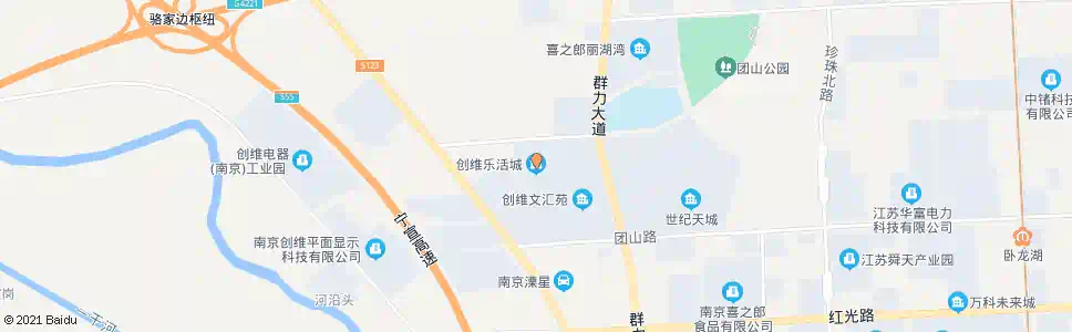 南京创维乐活城_公交站地图_南京公交_妙搜公交查询2025