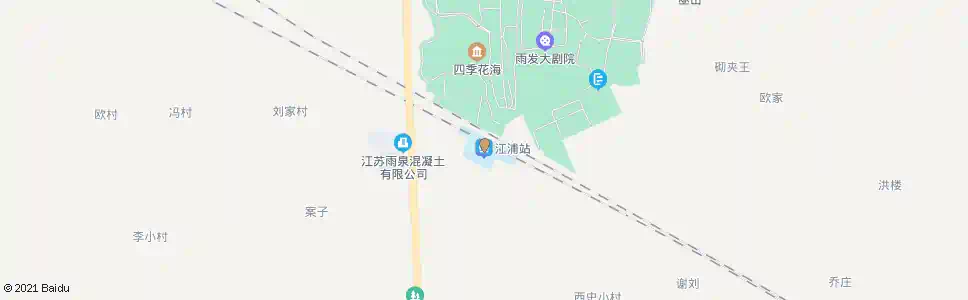 南京杨营(江浦)_公交站地图_南京公交_妙搜公交查询2025