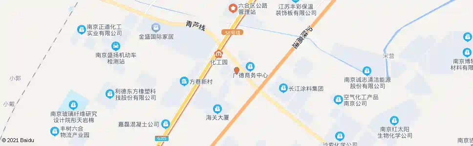 南京化学工业园总站_公交站地图_南京公交_妙搜公交查询2025