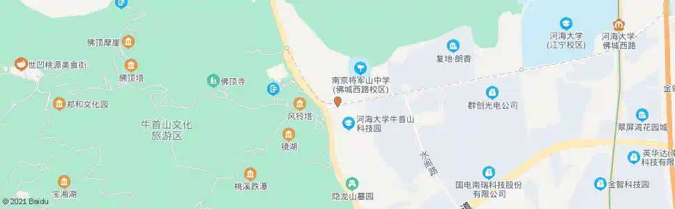 南京牛首山风景区东_公交站地图_南京公交_妙搜公交查询2025
