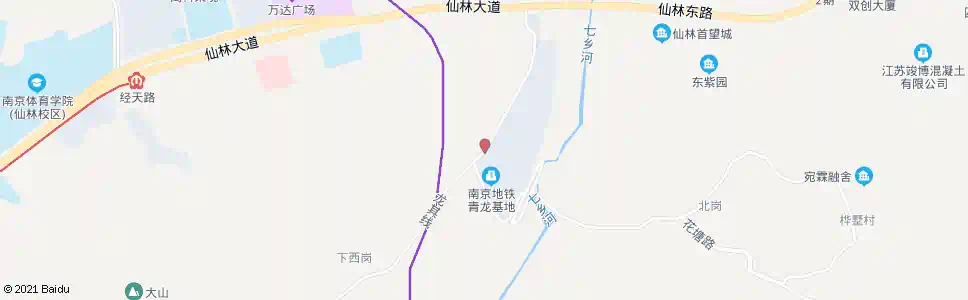南京西岗二队西_公交站地图_南京公交_妙搜公交查询2025
