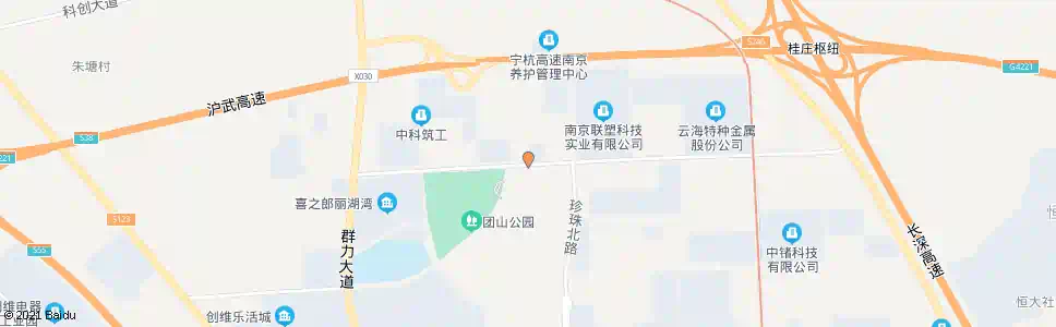 南京秀山路_公交站地图_南京公交_妙搜公交查询2025
