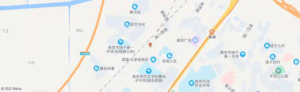 南京浦六南路松杨路_公交站地图_南京公交_妙搜公交查询2025