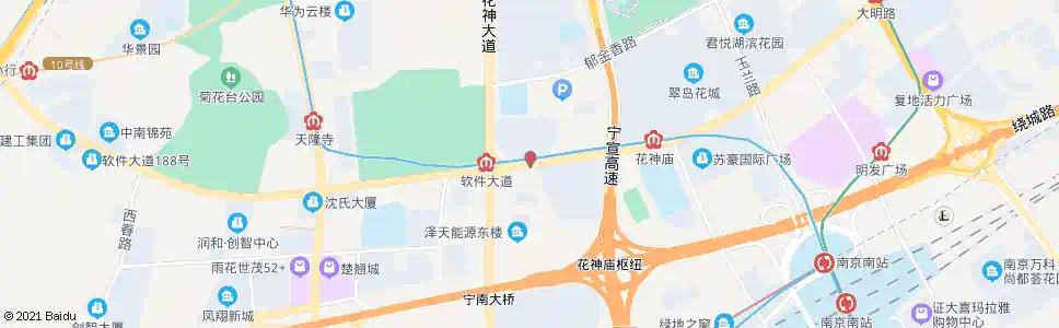 南京宁南大道西站_公交站地图_南京公交_妙搜公交查询2025
