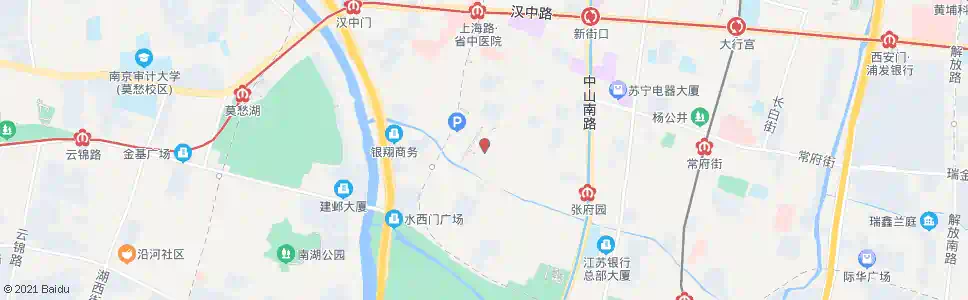 南京王府大街朝天宫_公交站地图_南京公交_妙搜公交查询2025