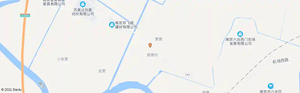 南京新程线郭营路_公交站地图_南京公交_妙搜公交查询2025