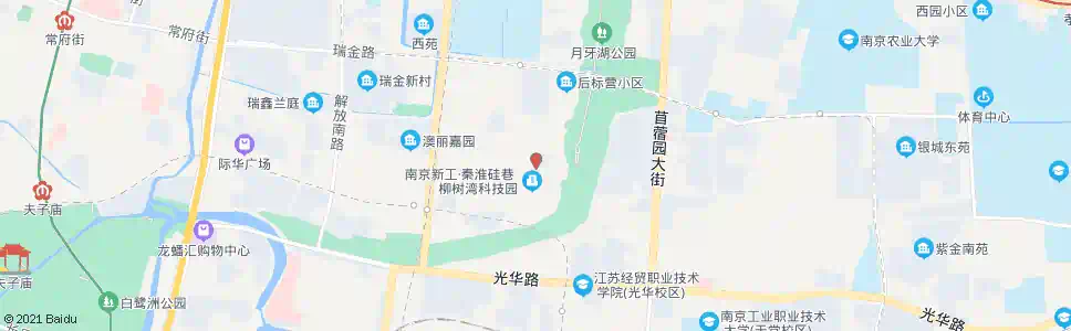 南京蓝旗街东_公交站地图_南京公交_妙搜公交查询2025
