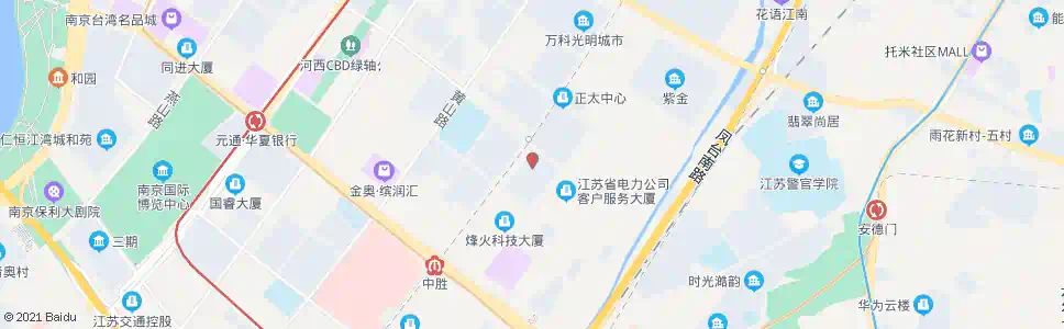 南京科技园管委会南门_公交站地图_南京公交_妙搜公交查询2025