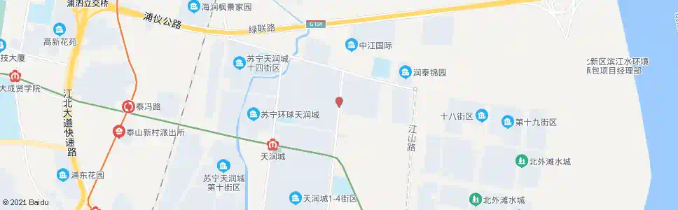 南京江岸水城东_公交站地图_南京公交_妙搜公交查询2025