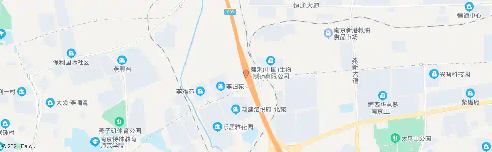南京二桥服务区_公交站地图_南京公交_妙搜公交查询2025