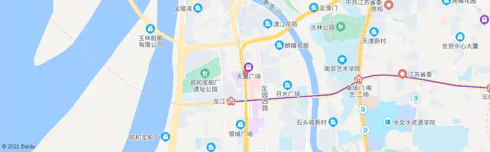 南京江东北路龙园北路_公交站地图_南京公交_妙搜公交查询2025