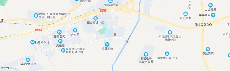 南京尤山路摄山星城_公交站地图_南京公交_妙搜公交查询2025