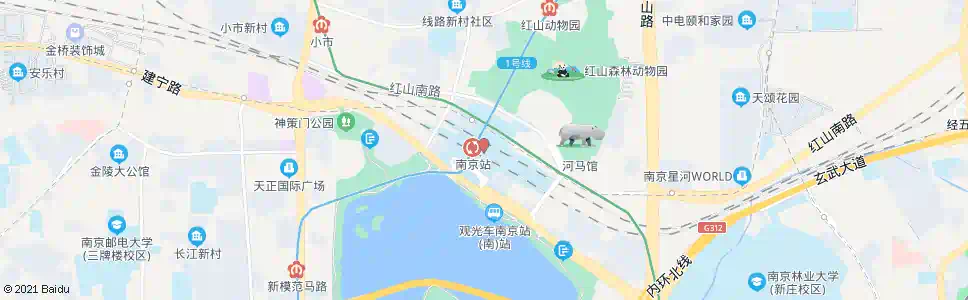 南京大童_公交站地图_南京公交_妙搜公交查询2025