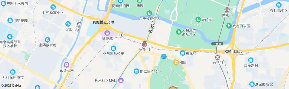 南京中华门地铁站_公交站地图_南京公交_妙搜公交查询2025