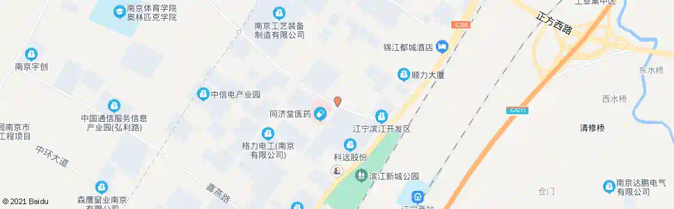 南京盛安大道东_公交站地图_南京公交_妙搜公交查询2025