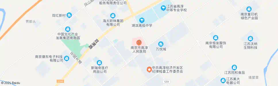 南京高淳人民医院_公交站地图_南京公交_妙搜公交查询2025