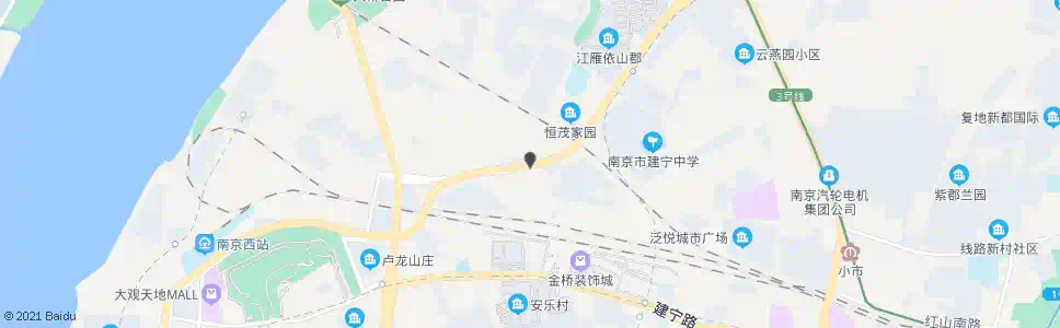 南京大庙村_公交站地图_南京公交_妙搜公交查询2025