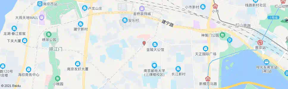 南京钟阜路_公交站地图_南京公交_妙搜公交查询2025