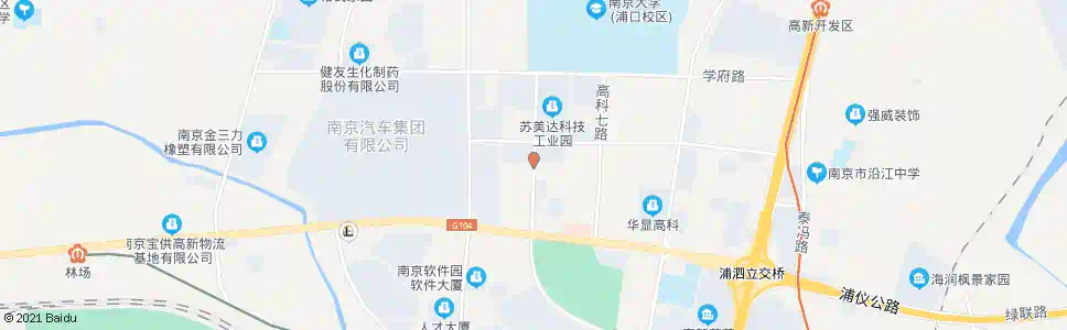 南京创业路新科三路_公交站地图_南京公交_妙搜公交查询2025