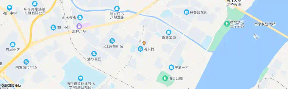 南京浦东路浦东村_公交站地图_南京公交_妙搜公交查询2025