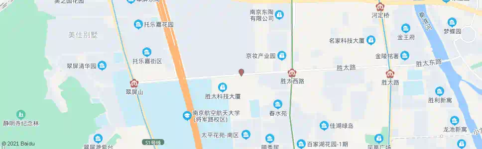 南京太平花苑北_公交站地图_南京公交_妙搜公交查询2025