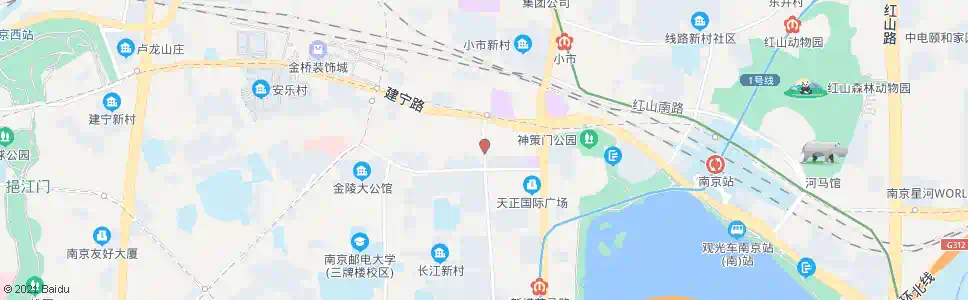 南京金贸大街建宁路_公交站地图_南京公交_妙搜公交查询2025