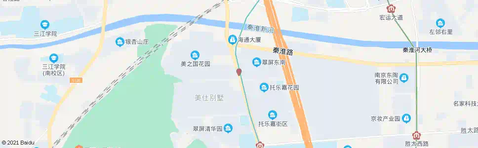 南京麻田路_公交站地图_南京公交_妙搜公交查询2025