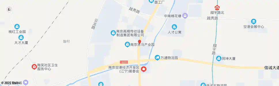 南京空港工业园北_公交站地图_南京公交_妙搜公交查询2025