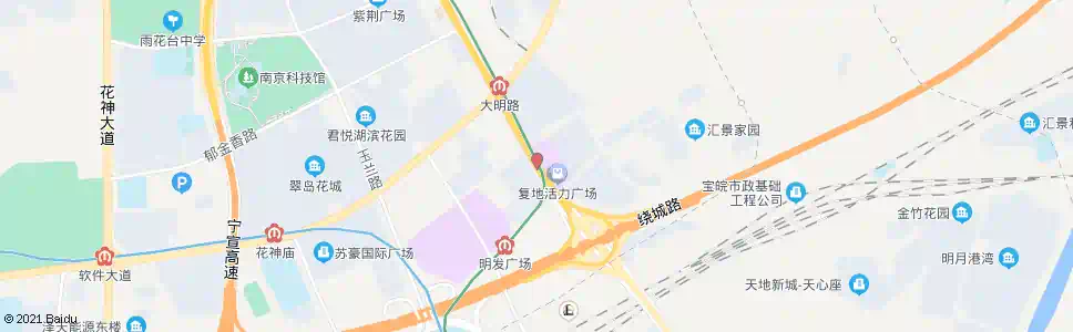 南京双龙街(石林家乐家)_公交站地图_南京公交_妙搜公交查询2025