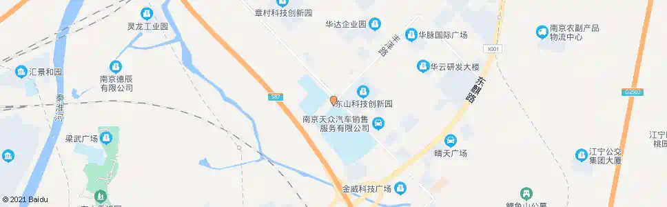 南京天印高级中学北门_公交站地图_南京公交_妙搜公交查询2025