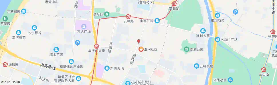 南京沿河_公交站地图_南京公交_妙搜公交查询2025