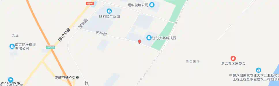 南京江城大道虎桥路_公交站地图_南京公交_妙搜公交查询2025