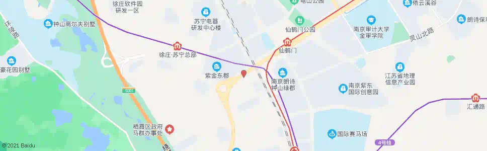 南京朱庄北_公交站地图_南京公交_妙搜公交查询2025