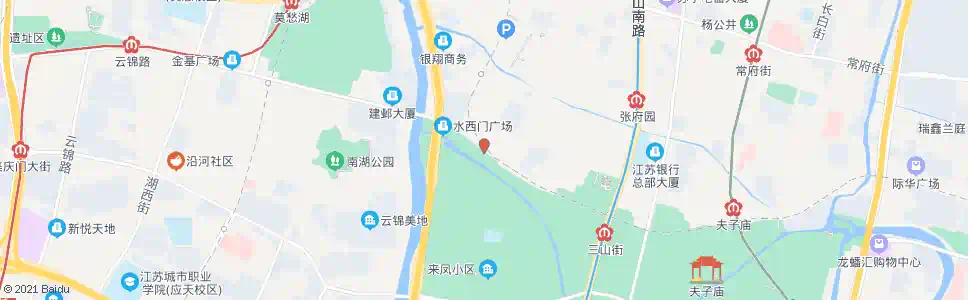 南京水西门_公交站地图_南京公交_妙搜公交查询2025