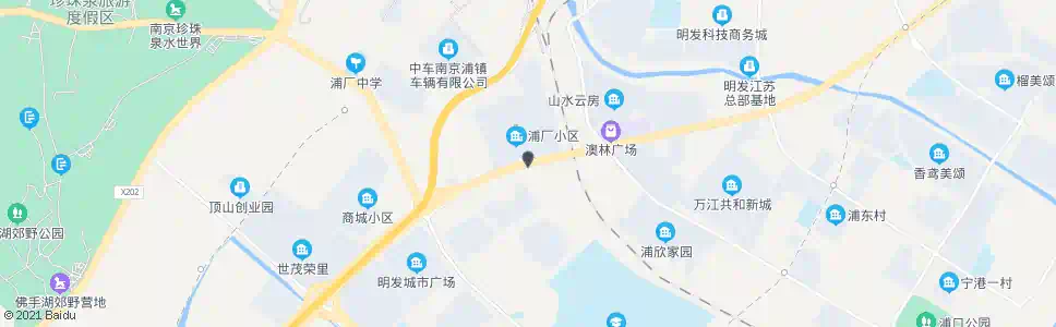 南京浦厂小区_公交站地图_南京公交_妙搜公交查询2025